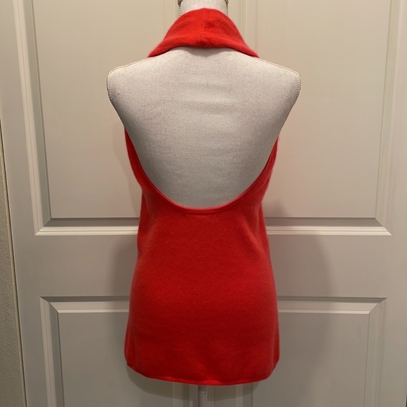 Cache Luxe 100% Cashmere Halter Tunic Sweater - Picture 5 of 8